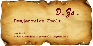 Damjanovics Zsolt névjegykártya
